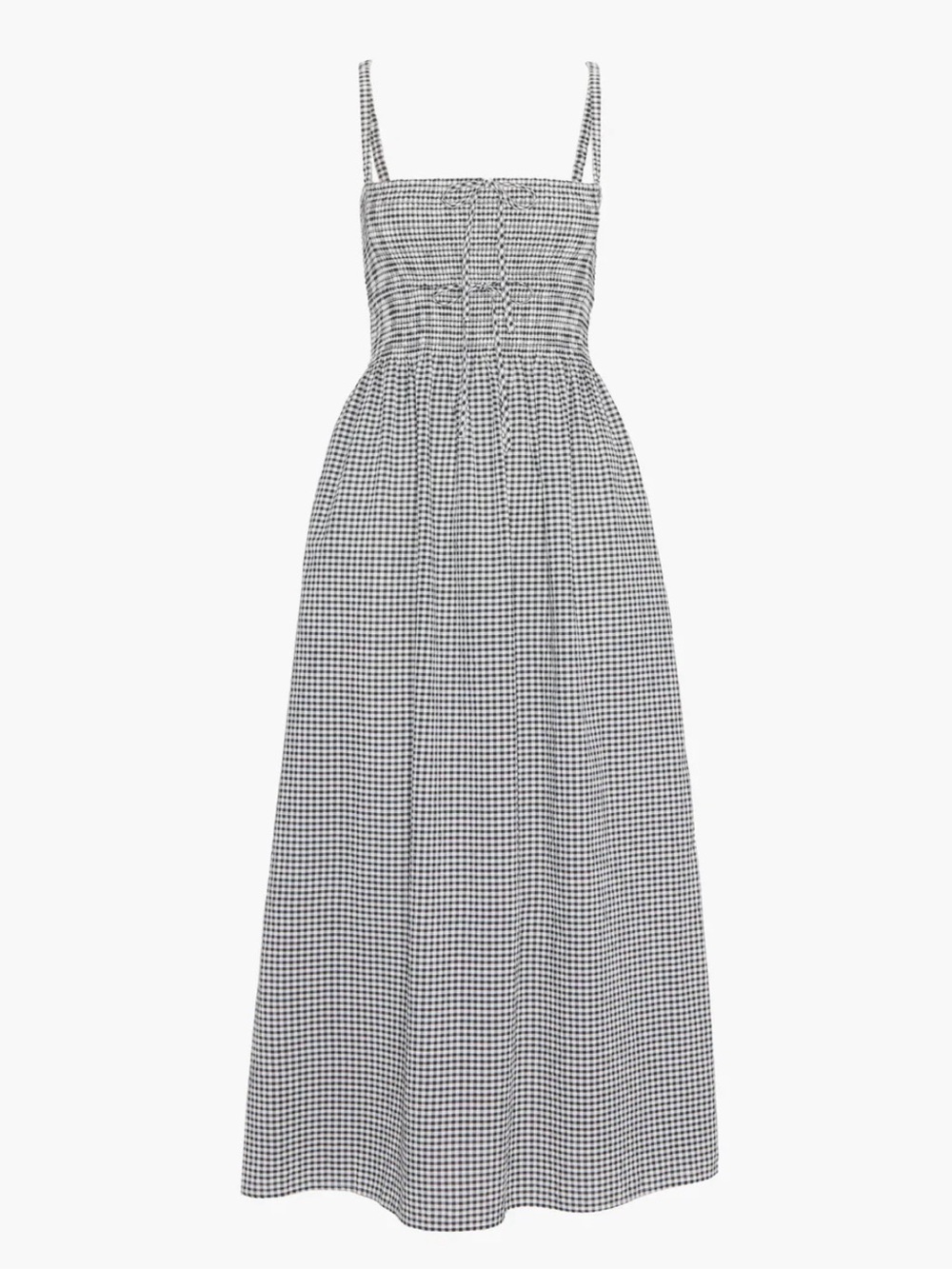 Hill House Home The Larissa Nap Dress in Black/Sand Gingham | Small | SOLD OUT - Picture 5 of 15